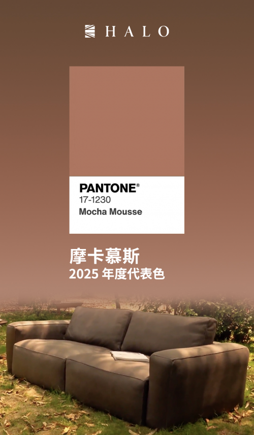 Pantone2025｜ HALO原生皮让舒适成为家的本色